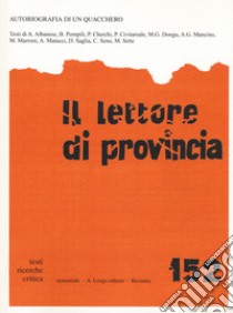 Il lettore di provincia. Vol. 152 libro