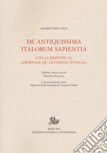 De antiquissima italorum sapientia libro di Vico Giambattista; Placella V. (cur.)