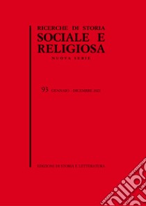 Ricerche di storia sociale e religiosa. Vol. 93 libro