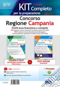 Concorso Regione Campania. Kit profili area finanziaria contabile. Con software di simulazione libro di Iodice Carla; Lettieri Gennaro