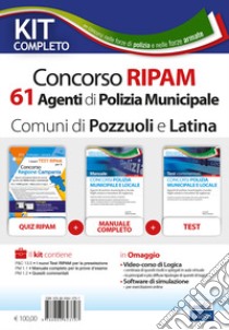 Kit concorso RIPAM 61 Agenti di Polizia Municipale nei Comuni di Pozzuoli e Latina. Manuale di preparazione, test di verifica e simulazioni d'esame. Con software di simulazione libro di Iodice Carla; Lettieri Gennaro; Nissolino P. (cur.); Sarcone V. (cur.)