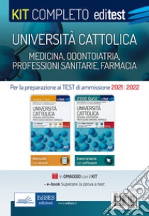 Kit completo EdiTEST. Università Cattolica. Medicina, odontoiatria, professioni sanitarie: Teoria & Test-2500 quiz. Con ebook. Con software libro