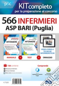 Kit concorso 566 Infermieri ASP Bari (Puglia). Manuali di teoria e test commentati per tutte le prove. Con e-book. Con software di simulazione libro di Caruso Rosario; Pittella Francesco; Guerriero Guglielmo; Alvaro R. (cur.)