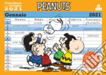 Peanuts. Calendario della famiglia 2021 libro di Schulz Charles M.