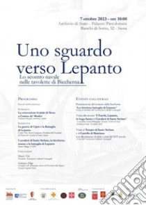 Uno sguardo verso Lepanto. Lo scontro navale nelle tavolette di Biccherna libro di Cardinali C. (cur.)