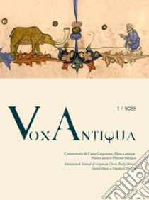 Vox antiqua. Commentaria de cantu gregoriano, musica antiqua, musica sacra et historia liturgica (2022). Vol. 20 libro