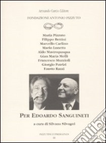 Per Eduardo Sanguineti libro di Silvagni S. (cur.)