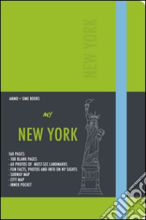 New York visual notebook. Crisp apple green libro di Dello Russo William