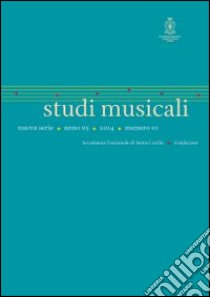 Studi musicali (2014). N.S. Ediz. italiana, inglese e tedesca. Vol. 1 libro di Gialdroni T. M. (cur.); Ziino A. (cur.)