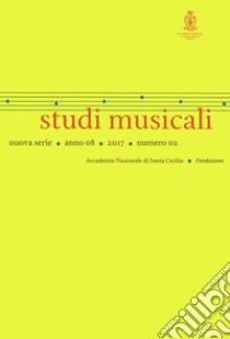 Studi Musicali. N.S. (2017). Vol. 2 libro