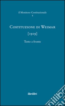 Costituzione di Weimar (1919) libro