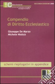 Compendio di diritto ecclesiastico libro di De Marzo Giuseppe; Nisticò Michele