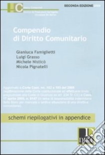 Compendio di diritto comunitario libro