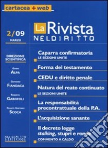 La rivista di Neldiritto (2009) (2) libro