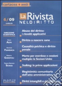 La rivista di Neldiritto (2009) (6) libro