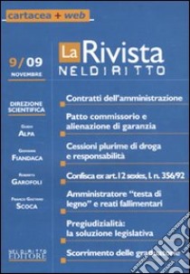 La rivista di Neldiritto (2009) (9) libro