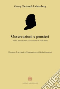 Osservazioni e pensieri libro di Lichtenberg Georg Christoph