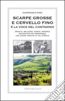 Scarpe grosse e cervello fino è la voce del contadino. Origini, bellezze, storie, memorie raccontate dai personaggi che hanno vissuto in Val d'Orcia libro di Pinzi Gianfranco