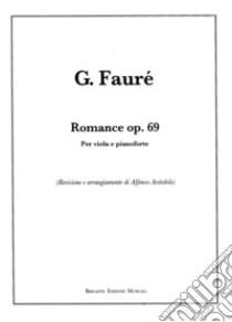 Faurè Romance op.69 per viola e piano libro di Avitabile Alfonso