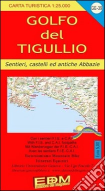 GE-39 Golfo Tigullio turisti. Carte dei sentieri di Liguria libro