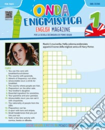 Onda enigmistica. English Magazine Per la Scuola media. Con espansione online. Vol. 1 libro di Bianco Mena