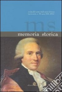 Memoria storica. Vol. 39 libro