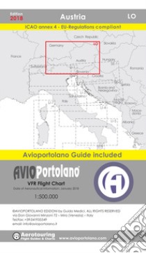 Avioportolano. VFR flight chart LO Austria. Ediz. bilingue libro