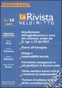 La rivista di Neldiritto (2010) (6) libro