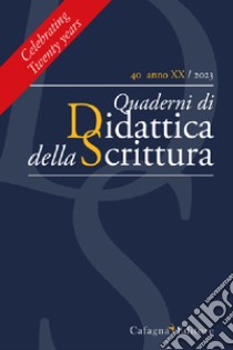 QdS. Quaderni di didattica della scrittura (2023). Vol. 40 libro