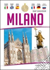 Milano map souvenir. Guida e mappa libro