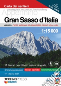 Gran Sasso d'Italia. Carta dei sentieri 1:15.000 libro