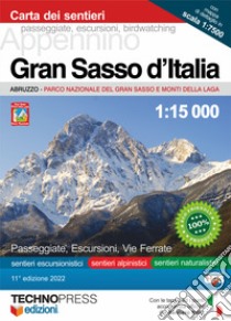 Gran Sasso d'Italia. Carta dei sentieri 1:15.000 libro