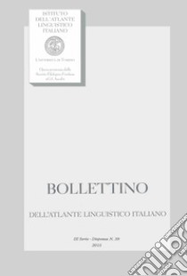 Bollettino dell'Atlante Linguistico Italiano (2015). Vol. 39 libro