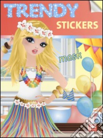 Trendy model stickers. Mask. Con adesivi libro di Russo Valentina