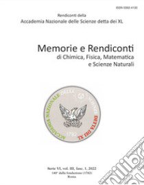 Memorie e rendiconti di chimica, fisica, matematica e scienze naturali libro