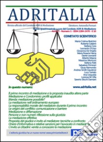 ADR Italia (2015). Vol. 1 libro