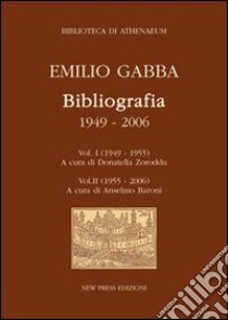 Emilio Gadda bibliografia libro di Baroni Anselmo; Zoroddu Donatella