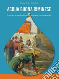 Acqua buona riminese. Sorgenti, acquedotti, fontane e lavatoi: nuove ricerche libro di Ravara Montebelli Cristina