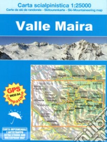 Valle Maira 1:25000. Carta dei sentieri-Carte de randonée-Wanderkarte-Hiking Map libro di Botte Renato