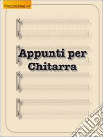 Appunti per chitarra. A5 libro