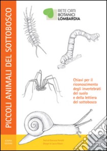 Piccoli animali del sottobosco. Chiavi per il riconoscimento degli invertebrati del suolo e della lettiera del sottobosco libro di Ferretti Gianluca; Rete orti botanici Lombardia (cur.)