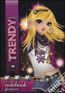 Trendy model notebook. Glamour libro