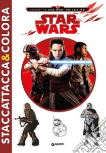 Star Wars. Staccattacca & colora. Con adesivi. Ediz. a colori libro