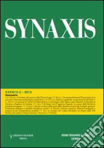 Synaxis (2015). Vol. 2-3 libro di Studio Teologico S. Paolo