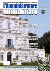 L'amministratore immobiliare. Periodico indipendente degli amministratori di condominio (2021). Vol. 204 libro