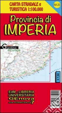 Provincia di Imperia. Carta stradale 1:100.000 libro