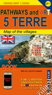 SP 7 pathways and art Cinque Terre 1:25.000 libro