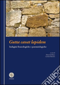 Gutta cavat lapidem. Indagini fraseologiche e paremiologiche libro di Dal Maso E. (cur.); Navarro C. (cur.)