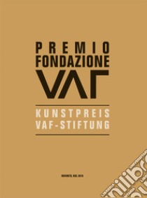 VIII Edizione Premio Fondazione VAF libro