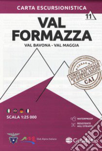 Carta escursionistica Val Formazza, Val Bavona, Val Maggia 1:25.000 libro